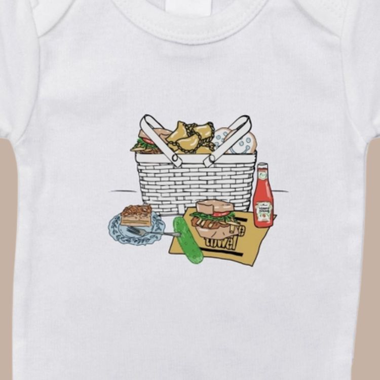 Pittsburgh Picnic Baby Onesie