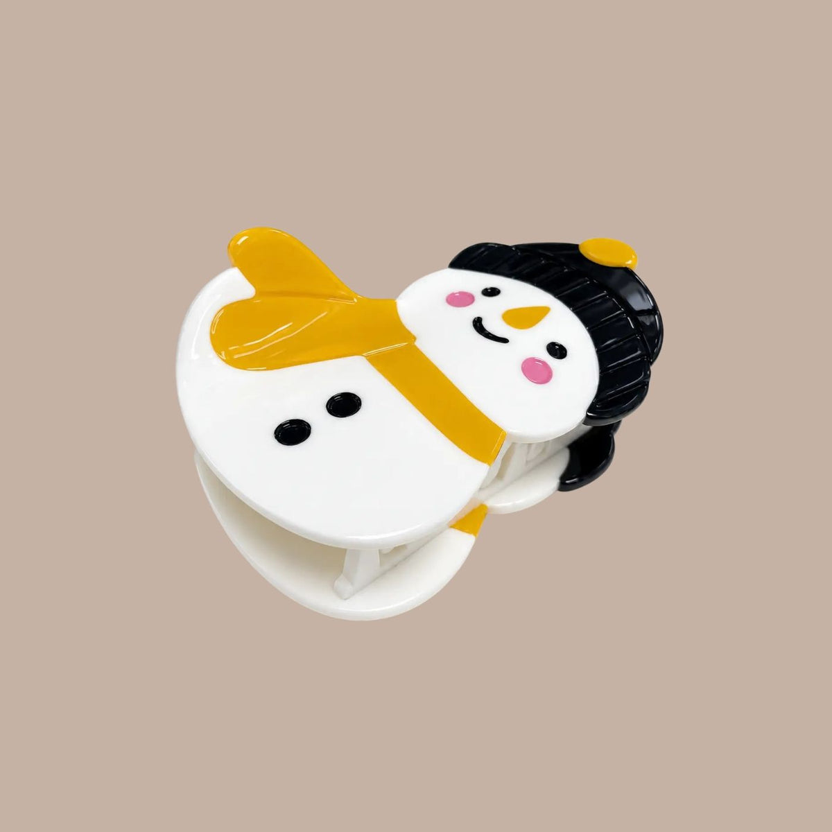 Pittsburgh Snowman Hair Claw