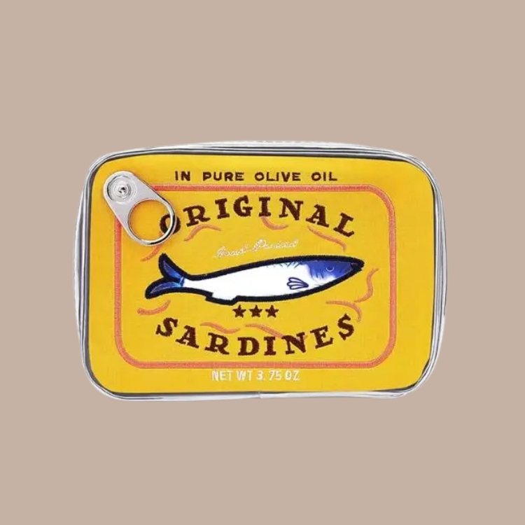 Sardine Tin Makeup Bag