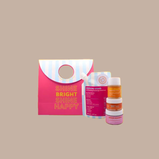 Dewy Glow Kit: 4 step mini brightening set-Box Builder Item-Happy Plant Botanicals-KINSHIP GIFT