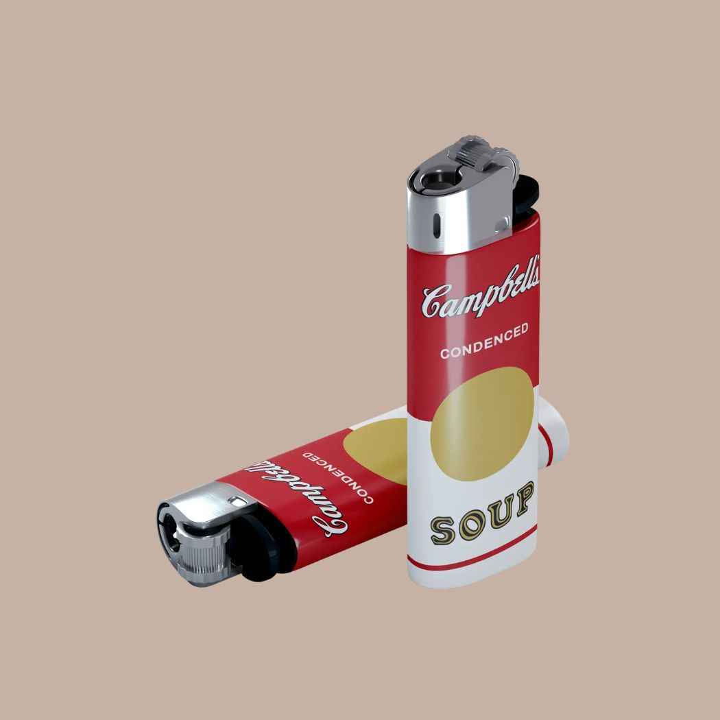 Warhol's Favorite Packaging Lighters