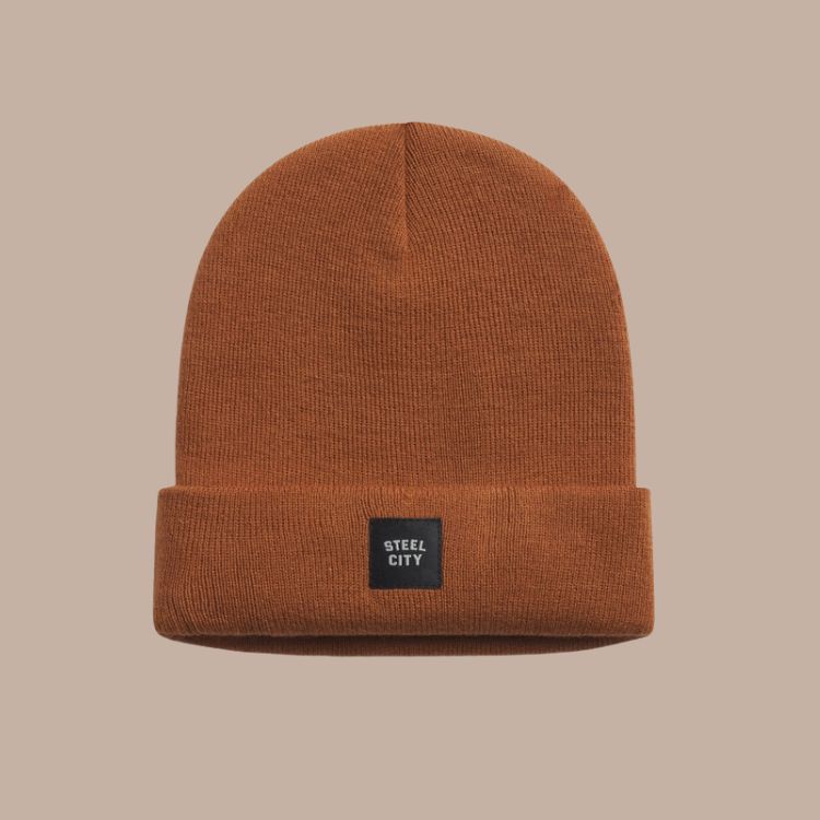Steel City Union Beanie - Rust