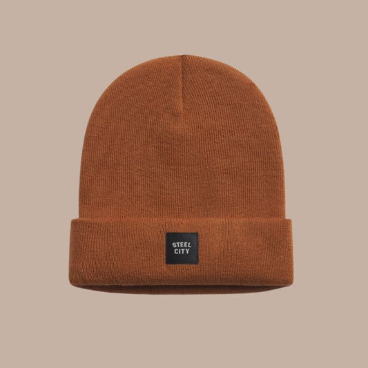 Steel City Union Beanie - Rust