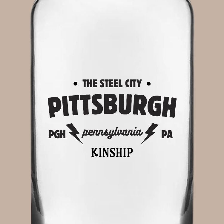Kinship Pittsburgh Glass Can Cup