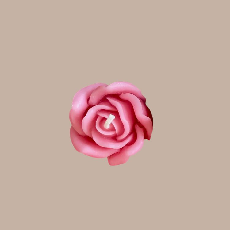 Pink Rose Candle