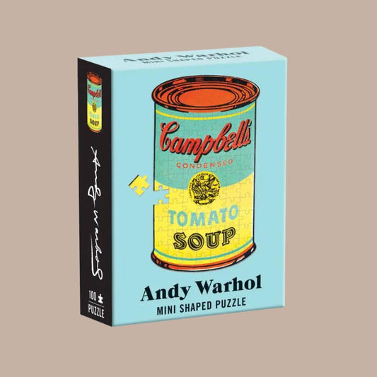 Andy Warhol Campbell's Soup 100 Piece Mini Shaped Puzzle