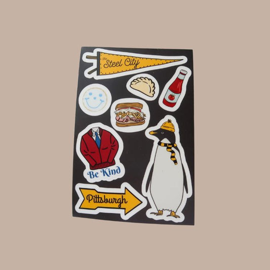 Pittsburgh Vinyl Sticker Sheet