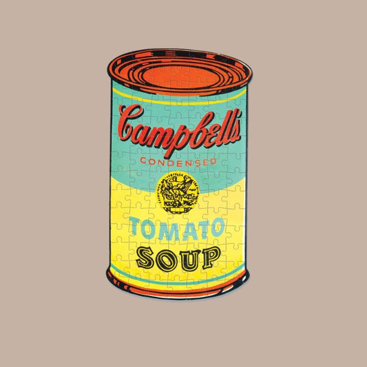 Andy Warhol Campbell's Soup 100 Piece Mini Shaped Puzzle