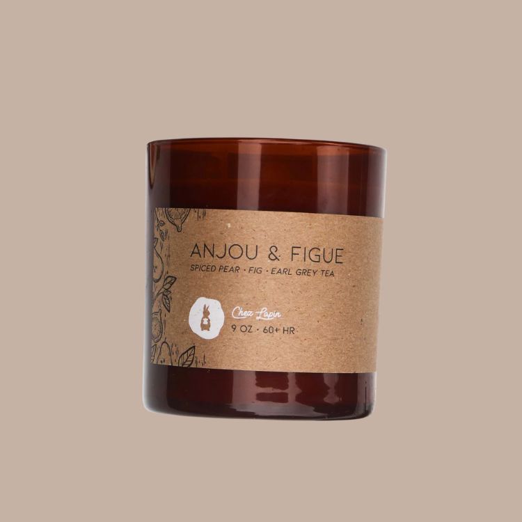 Anjou and Figue 9oz Glass Candle