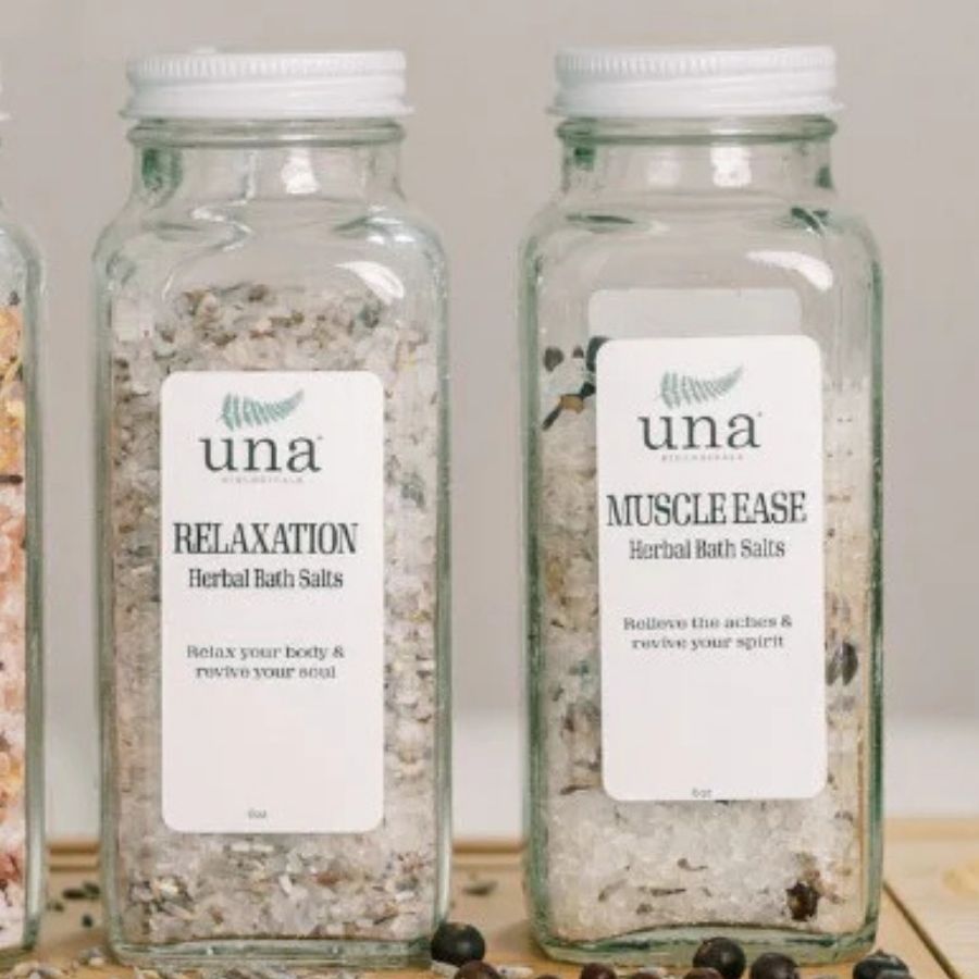 Muscle Ease Herbal Bath Salts-Box Builder Item-Una Biologicals-KINSHIP GIFT