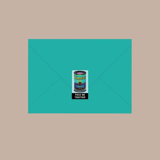 Andy Warhol Soup Can Greeting Card Puzzle