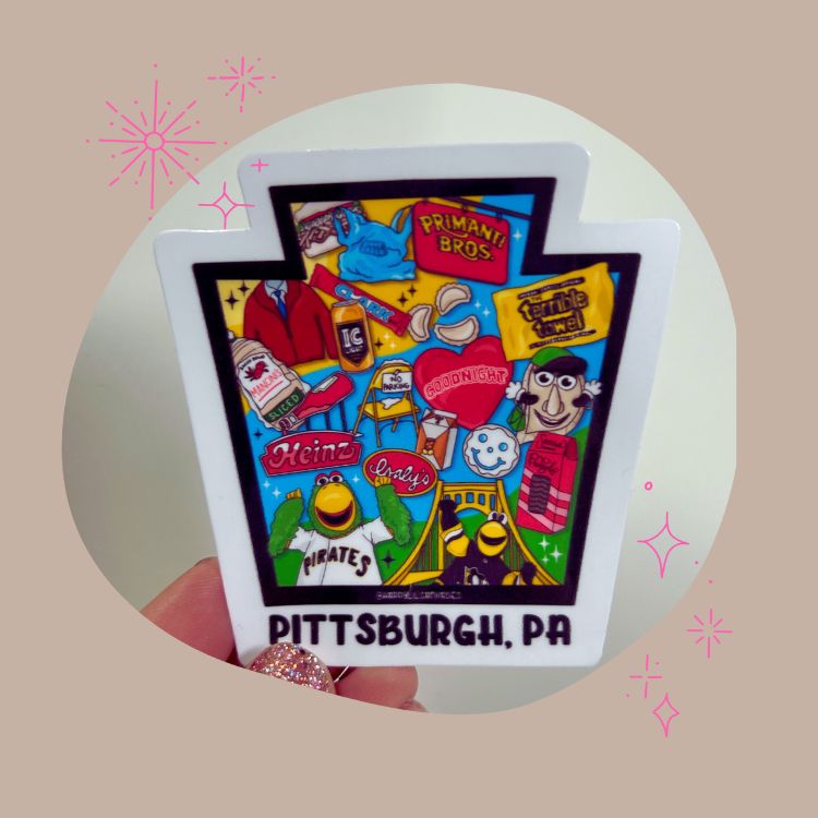 Pittsburgh Staples Sticker