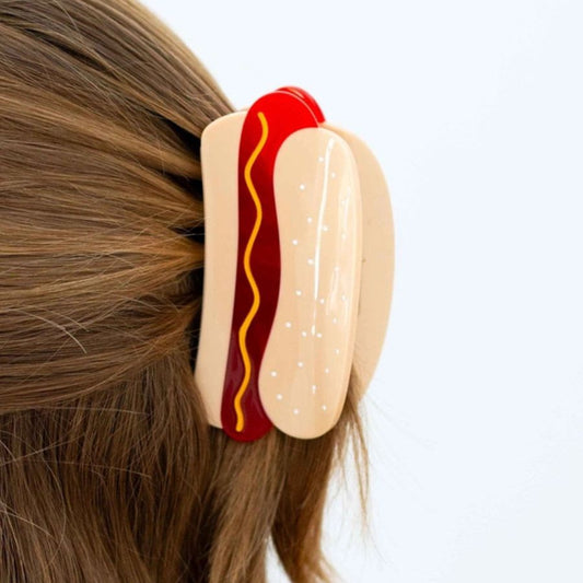 Hot Dog Hair Claw Clip-Box Builder Item-Jenny Lemons-KINSHIP GIFT