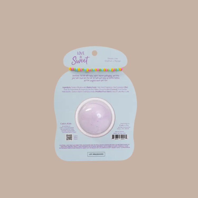 Friendship Bracelet Bath Bomb - Love Is Sweet