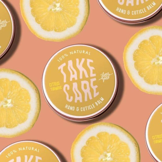 Take Care - Hand & Cuticle Balm - Citrus Turmeric - Glam & Grace - Box Builder Item - KINSHIP GIFT - Bath & Body, Beauty, Glam & Grace, LDT:GW:RESTRICT, Skincare - Pittsburgh - gift - boxes - gift - baskets - corporate - gifts - holiday - gifts