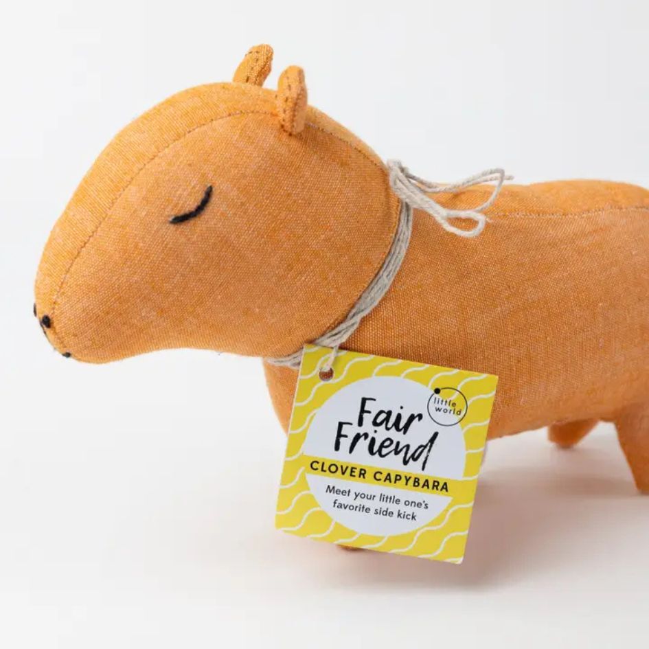 Fair Trade Handmade Stuffed Animal-Box Builder Item-10,000 Villages-KINSHIP GIFT