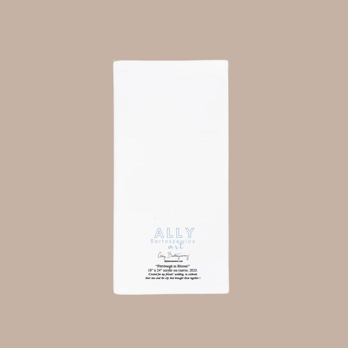 Pittsburgh in Bloom Tea Towel