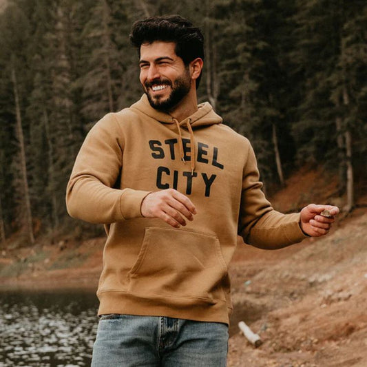 Steel City Logo Pullover - Brown