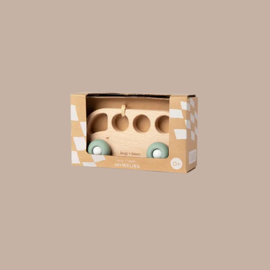 Wooden Toy Bus