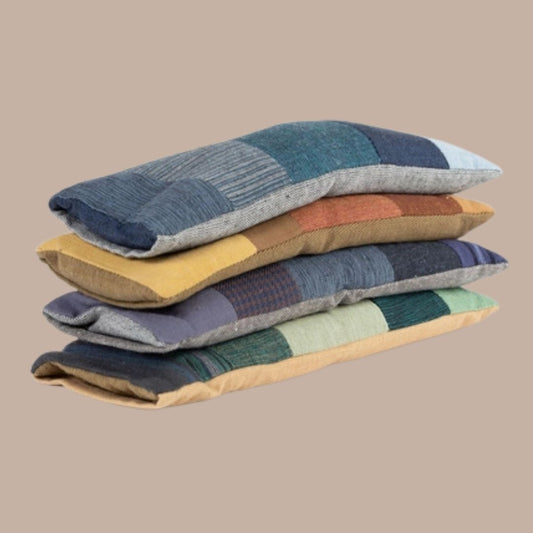 Patchwork Cotton Eye Pillow (With Flax)-Box Builder Item-10,000 Villages-KINSHIP GIFT