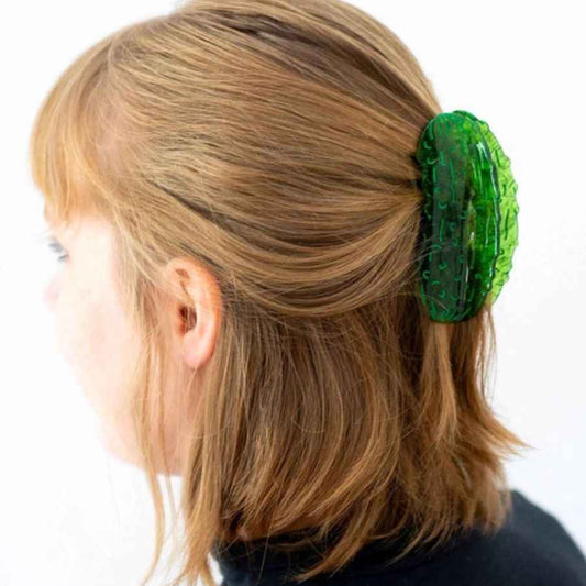 Pickle Hair Claw Clip