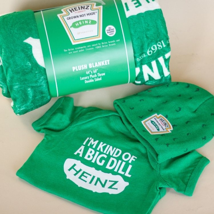 "I'm kind of a big dill" Heinz Pickle Baby Onesie-Box Builder Item-Heinz History Center-KINSHIP GIFT