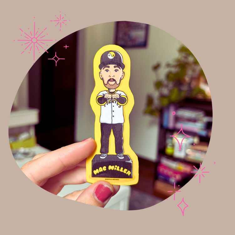 Mac Miller Bobblehead Sticker