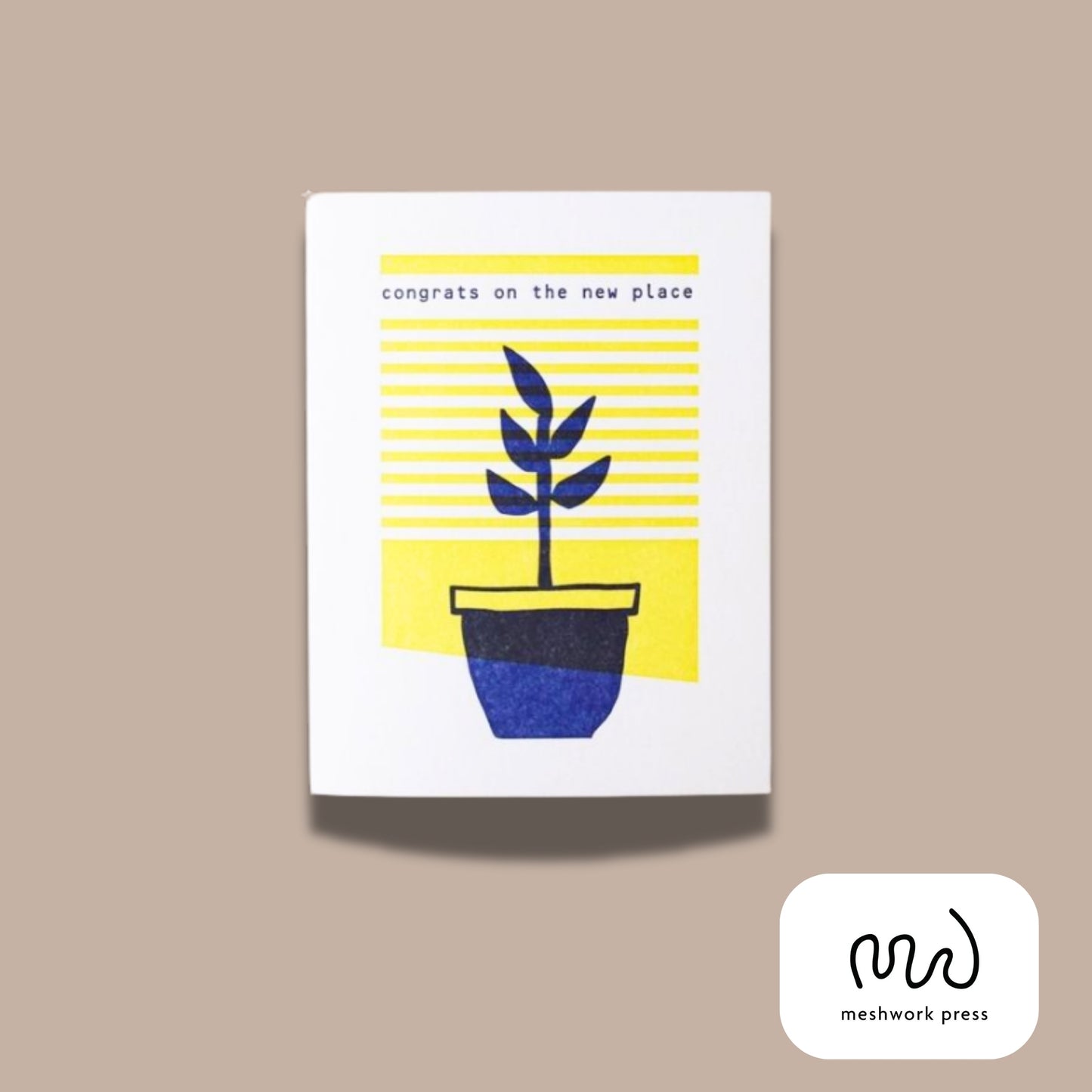 Meshwork Press Greeting Cards-Box Builder Item-Meshwork Press-Congrats on the new place-KINSHIP GIFT