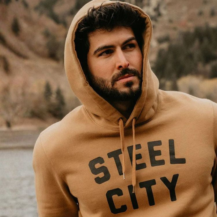 Steel City Logo Pullover - Brown