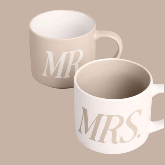 Mr and Mrs Mug Set