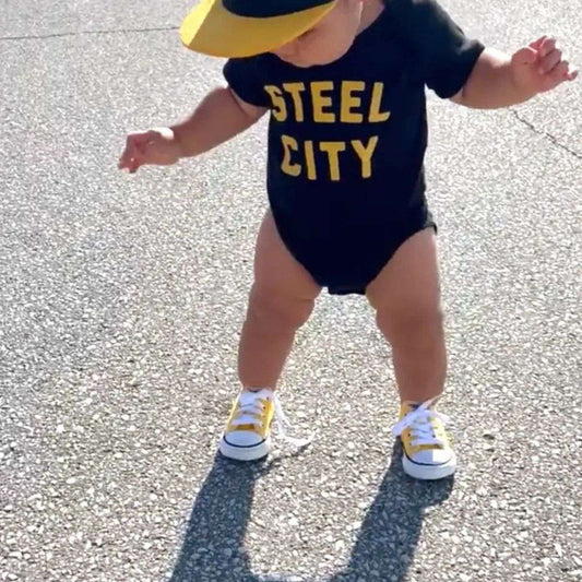Steel City Logo Baby Onesie-Box Builder Item-Steel City-KINSHIP GIFT
