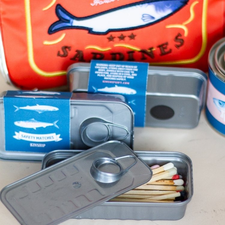 Sardine Tin of Safety Matches