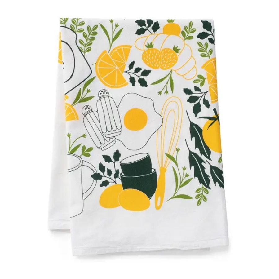 Breakfast Diner Tea Towel-Box Builder Item-Hazelmade-KINSHIP GIFT