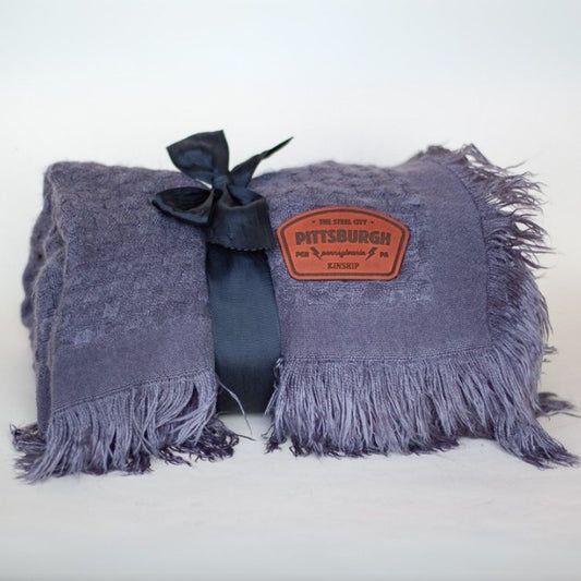 Pittsburgh Throw Blanket-KINSHIP-KINSHIP GIFT