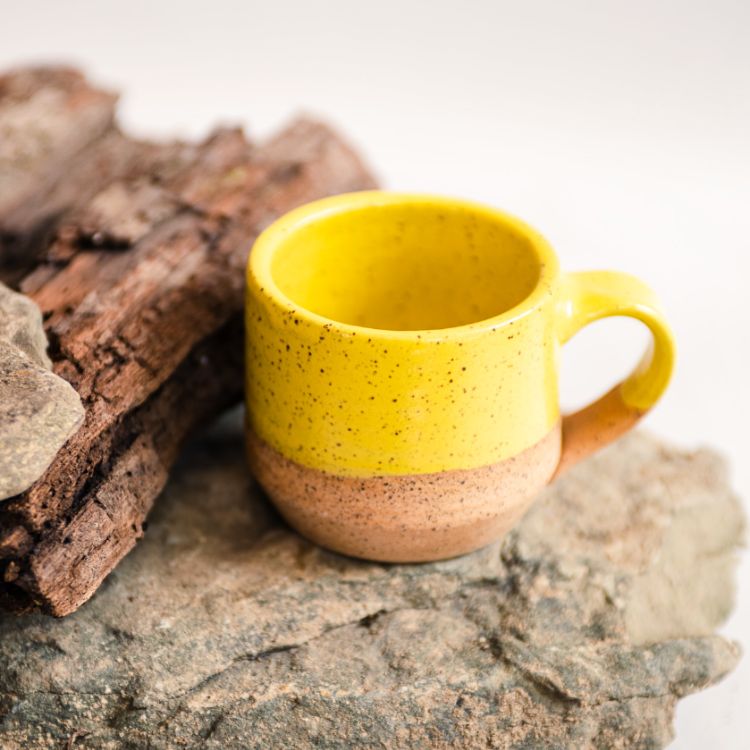 Lemon Double Shot Espresso Mugs