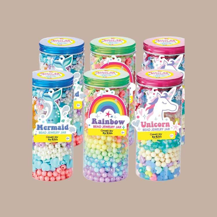 Bead Jewelry Jars - KIDS ACTIVITY SET