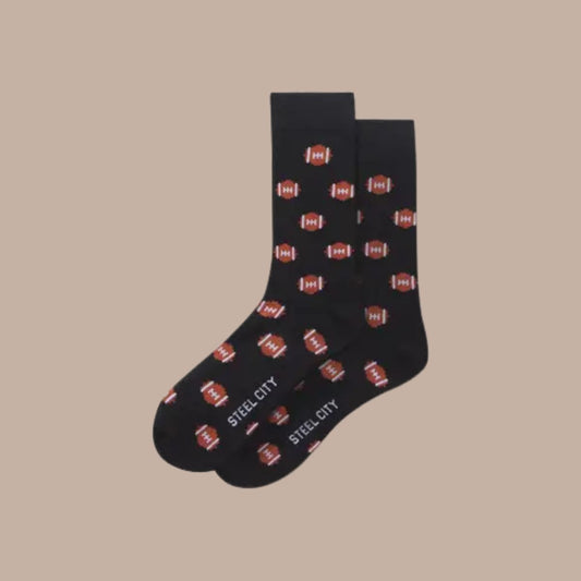 Steel City Football Socks-Box Builder Item-Steel City-KINSHIP GIFT