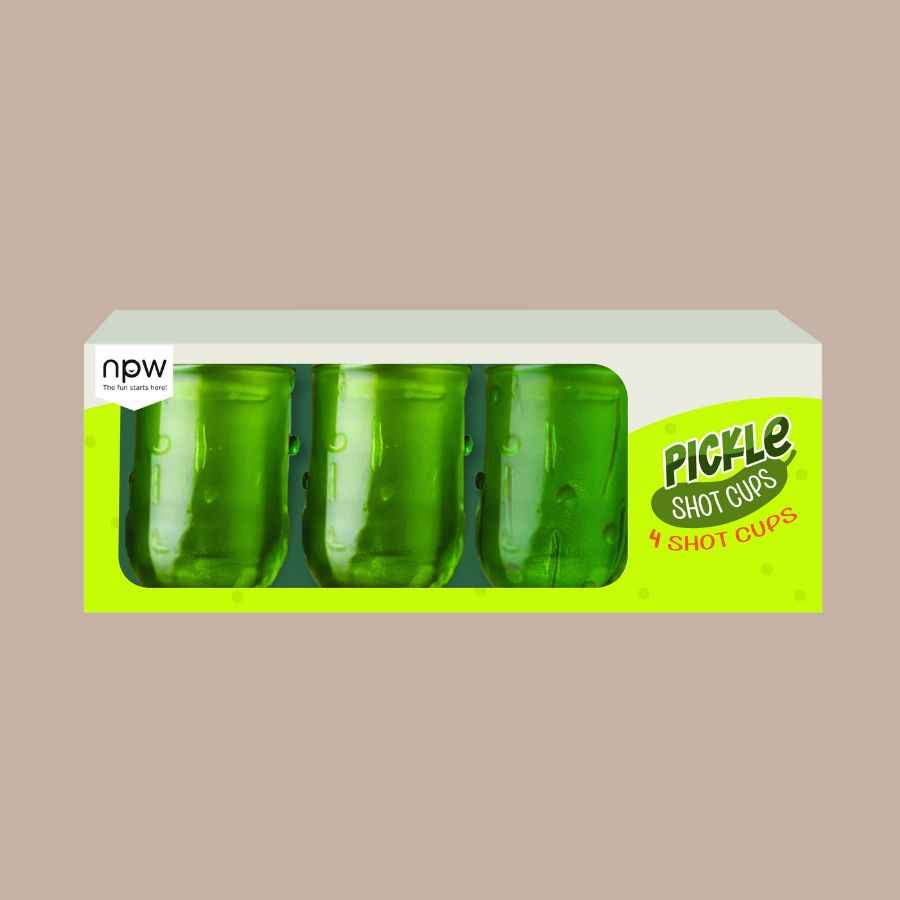 Pickle Shot Glasses 4 Pk