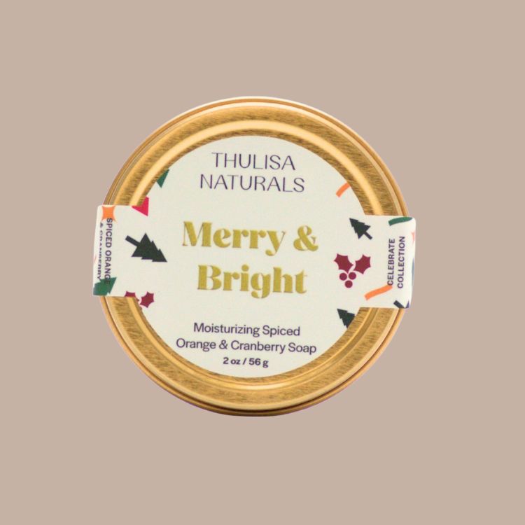 Christmas Moisturizing Shea Butter Soap - Orange + Cranberry