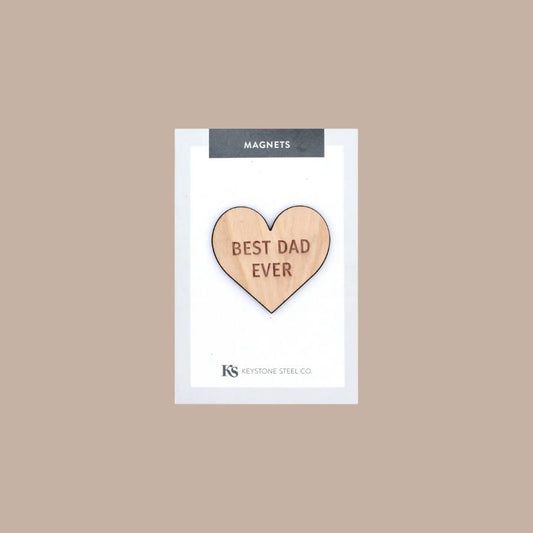 Best Dad Ever Magnet-Box Builder Item-Keystone Steel-KINSHIP GIFT