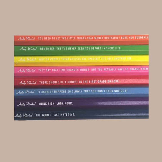 Andy Warhol Colored Pencils