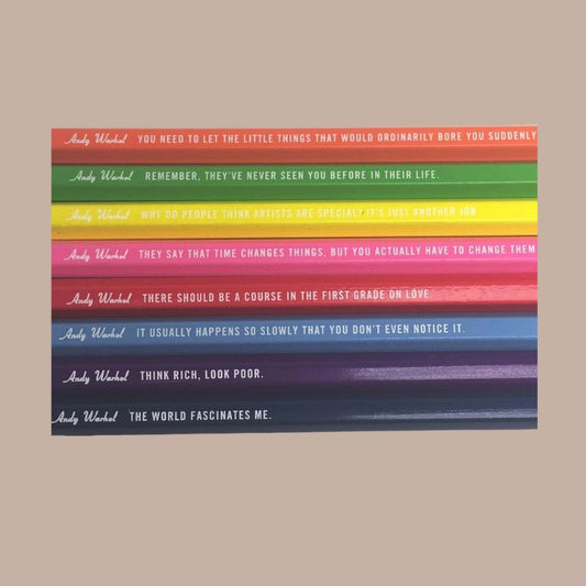 Andy Warhol Colored Pencils