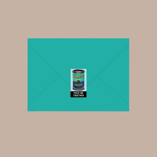 Andy Warhol Soup Can Greeting Card Puzzle