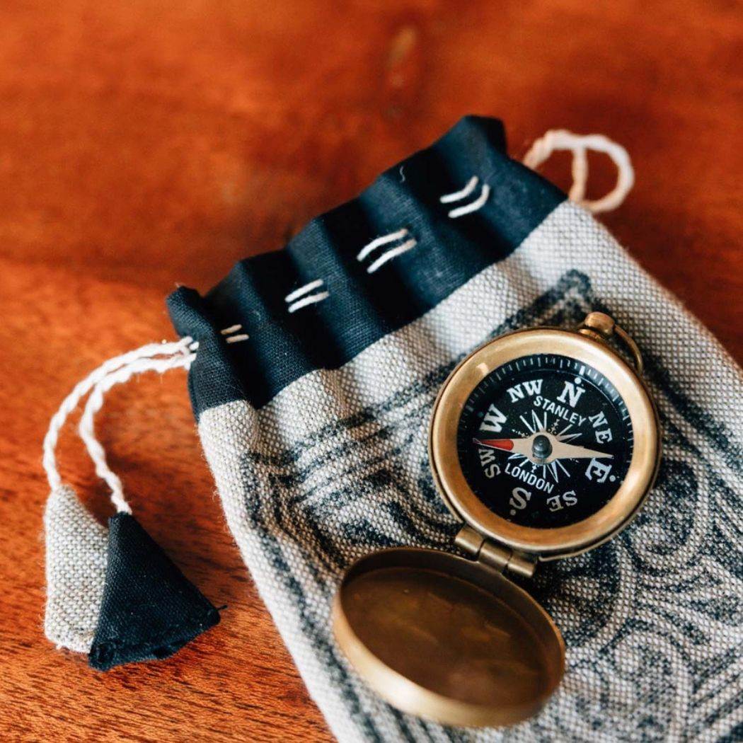 Brass Pocket Compass - KINSHIP GIFT