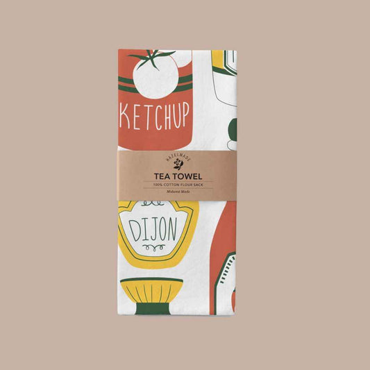 Condiments Tea Towel