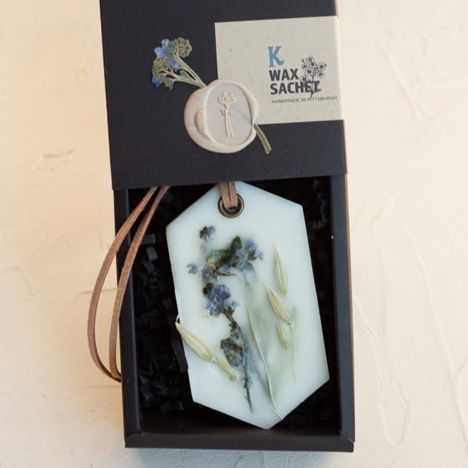 Forget-Me- Not Scented Wax Sachet-Wax Sachet-Kinship Handmade-KINSHIP GIFT