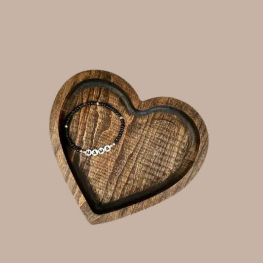 Hardwood Heart Catchall Tray