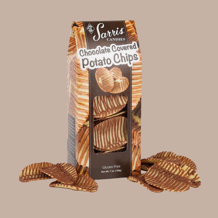 Milk Chocolate Covered Potato Chips