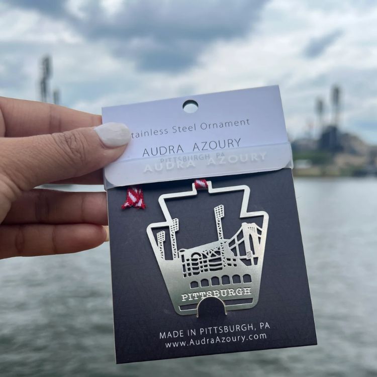 Audra Azoury Pittsburgh Ornaments