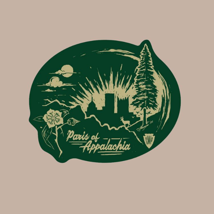 Paris of Appalachia Sticker